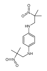 1-N,4-N-bis(2-methyl-2-nitropropyl)benzene-1,4-diamine结构式