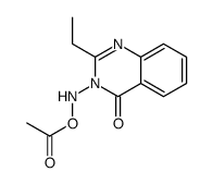 [(2-ethyl-4-oxoquinazolin-3-yl)amino] acetate结构式