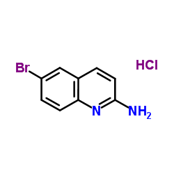 2-Amino-6-bromoquinoline hydrochloride structure
