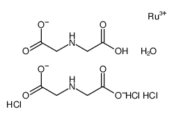 iminodiacetic acid-ruthenium (III) complex structure