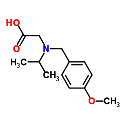 N-Isopropyl-N-(4-methoxybenzyl)glycine结构式