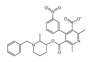 5-(1-benzyl-2-methylpiperidin-3-yl)oxycarbonyl-2,6-dimethyl-4-(3-nitrophenyl)pyridine-3-carboxylate图片