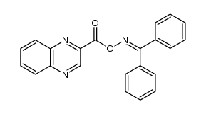 benzophenone O-quinoxaline-2-carbonyl oxime结构式