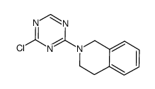 2-(4-chloro-1,3,5-triazin-2-yl)-1,2,3,4-tetrahydroisoquinoline结构式