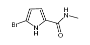 5-bromo-1H-pyrrole-2-carboxylic acid methylamide Structure