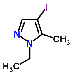 1-Ethyl-4-iodo-5-methyl-1H-pyrazole structure