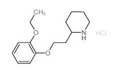 2-[2-(2-Ethoxyphenoxy)ethyl]piperidine hydrochloride结构式