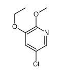 5-Chloro-3-ethoxy-2-methoxypyridine Structure