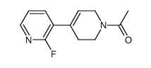 1-(4-(2-fluoropyridin-3-yl)-5,6-dihydropyridin-1(2H)-yl)ethanone结构式