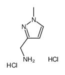 C-(1-Methyl-1H-pyrazol-3-yl)-methylamine dihydrochloride结构式