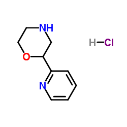 2-(pyridin-2-yl)Morpholine hydrochloride结构式