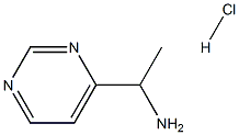 1-(pyrimidin-4-yl)ethanamine hydrochloride结构式