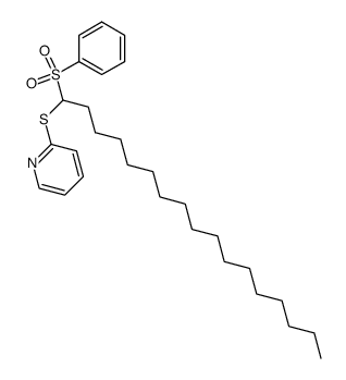 1-phenylsulphonyl-1-(pyridine-2-thiyl)heptadecane Structure