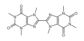8,8'-bis-(1,3,7-trimethylxanthine)结构式