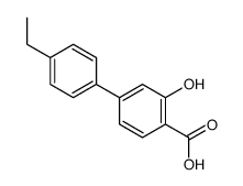 4-(4-ethylphenyl)-2-hydroxybenzoic acid Structure