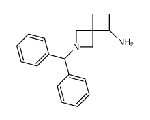 2-benzhydryl-2-azaspiro[3.3]heptan-5-amine Structure