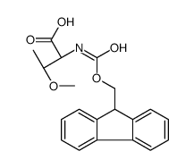 FMOC-(2S,3S)-2-AMINO-3-METHOXYBUTANOIC ACID结构式