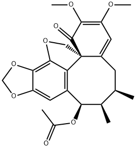 [(1S)-18,19-Dimethoxy-13,14-dimethyl-20-oxo-3,6,8-trioxapentacyclo[9.9.1.01,16.04,21.05,9]henicosa-4(21),5(9),10,16,18-pentaen-12-yl] acetate structure