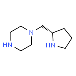 Piperazine, 1-(2-pyrrolidinylmethyl)-, (S)- (9CI) Structure