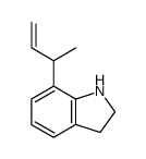 7-(1-Methylallyl)indoline结构式