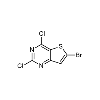 6-Bromo-2,4-dichlorothieno[3,2-d]pyrimidine Structure