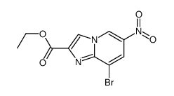 6-Nitro-8-bromo-imidazo[1,2-a]pyridine-2-carboxylic acid ethyl ester picture