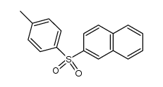 β-naphthyl p-methylphenyl sulphone结构式