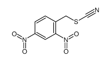 (2,4-dinitrophenyl)methyl thiocyanate结构式