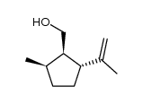 (1R,2R,5R)-(2-isopropenyl-5-methylcyclopentyl)methanol Structure