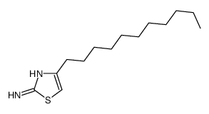 4-undecyl-1,3-thiazol-2-amine结构式