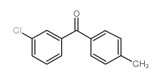 (3-chlorophenyl)-(4-methylphenyl)methanone structure