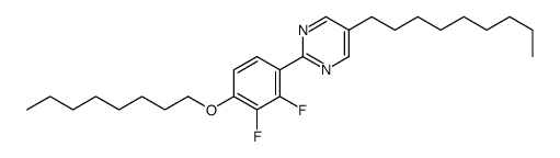 2-(2,3-difluoro-4-octoxyphenyl)-5-nonylpyrimidine Structure