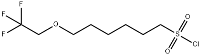 1-Hexanesulfonyl chloride, 6-(2,2,2-trifluoroethoxy)- Structure