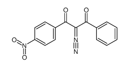 Benzoyl-(4-nitro-benzoyl)-diazomethan结构式