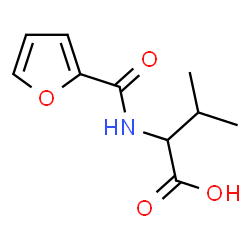 2-[(FURAN-2-CARBONYL)-AMINO]-3-METHYL-BUTYRIC ACID结构式