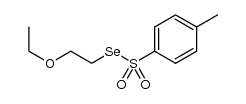 Se-(2-ethoxyethyl)-p-toluenesulfonylselenylate Structure
