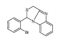 1-(2-bromophenyl)-1,3-dihydro-[1,3]thiazolo[3,4-a]benzimidazole结构式