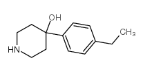 4-(4-ETHYL-PHENYL)-PIPERIDIN-4-OL结构式