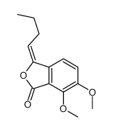 3-butylidene-6,7-dimethoxy-2-benzofuran-1-one结构式