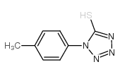 1-P-TOLYL-1H-TETRAZOLE-5-THIOL结构式