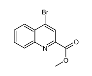 2-Quinolinecarboxylic acid, 4-bromo-, Methyl ester 97 structure