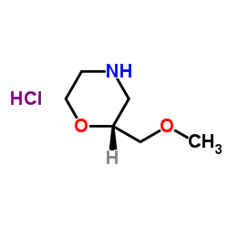 (R)-2-(Methoxymethyl)morpholine hydrochloride Structure