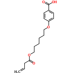 4-{[6-(3-Butenoyloxy)hexyl]oxy}benzoic acid Structure