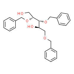2-O,3-O,5-O-Tribenzyl-D-arabinitol Structure