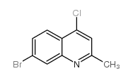 7-Bromo-4-chloro-2-methylquinoline Structure