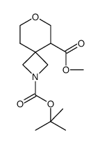2-tert-butyl 5-methyl 7-oxa-2-azaspiro[3.5]nonane-2,5-dicarboxylate Structure