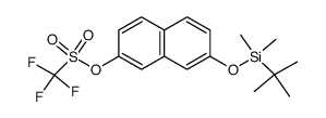 trifluoromethanesulfonic acid 7-<oxy>naphthalene ester结构式