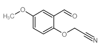 (2-FORMYL-4-METHOXY-PHENOXY)-ACETONITRILE结构式