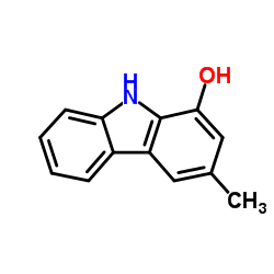 3-Methyl-9H-carbazol-1-ol结构式