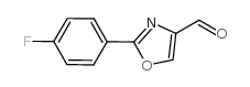 2-(4-氟苯基)-噁唑-4-甲醛结构式